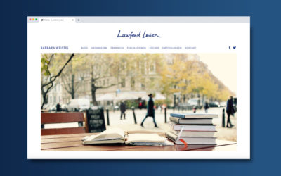 Webdesign und Branding für den Literaturblog laufendlesen.de